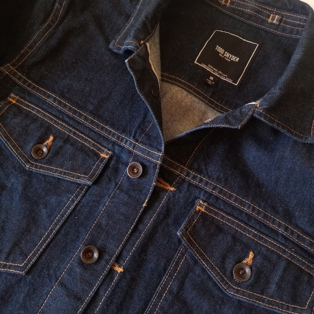 Selvedge Denim Jacket in Dark Indigo